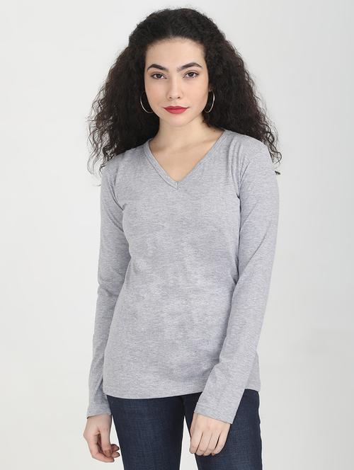 long sleeved solid tee - 16457884 - Standard Image - 1