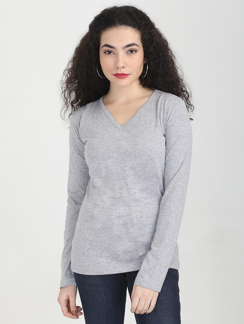 long sleeved solid tee - 16457884 - Zoom Image - 1