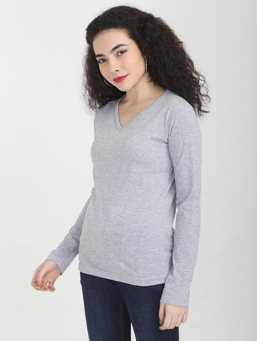 long sleeved solid tee - 16457884 - Zoom Image - 2