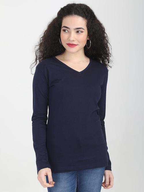 long sleeved solid tee - 16457885 - Standard Image - 1