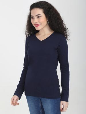 long sleeved solid tee - 16457885 - Standard Image - 2