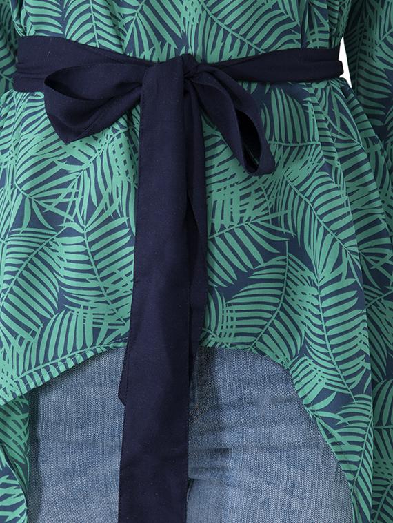 tie front high low tunic - 16458573 - Zoom Image - 4