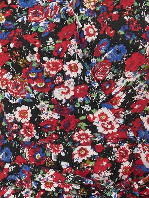 tie knot floral romper - 16458581 - Standard Image - 5