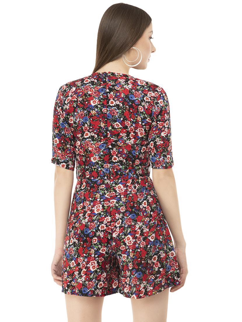 tie knot floral romper - 16458581 - Zoom Image - 3