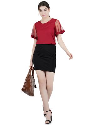 frill detail bell sleeved top - 16459024 - Standard Image - 4