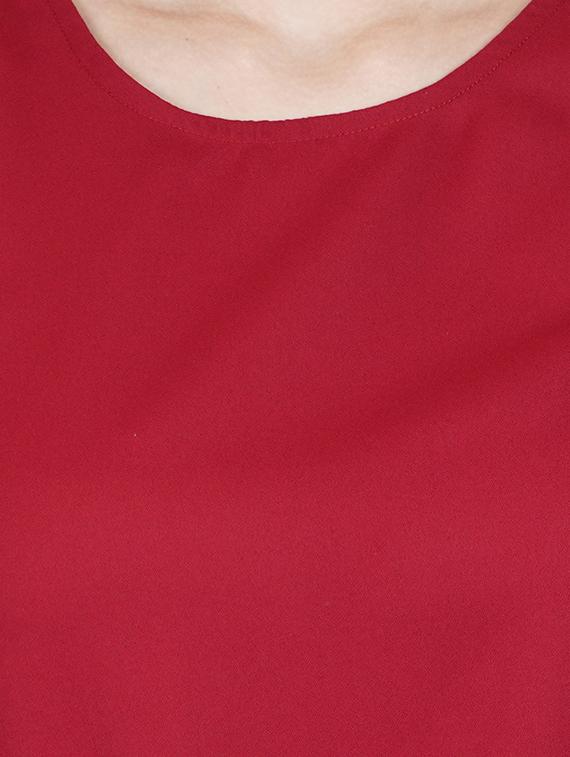 frill detail bell sleeved top - 16459024 - Zoom Image - 5