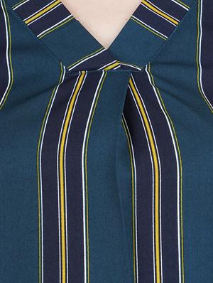 v-neck striped top - 16459032 - Standard Image - 5