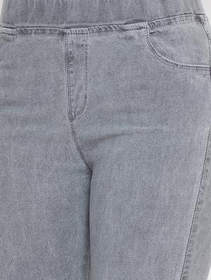 distressed detail solid jeggings - 16459042 - Standard Image - 5