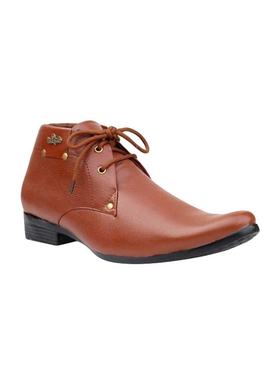 Kira brown leatherette lace-up derbys - 16459340 - Zoom Image - 1