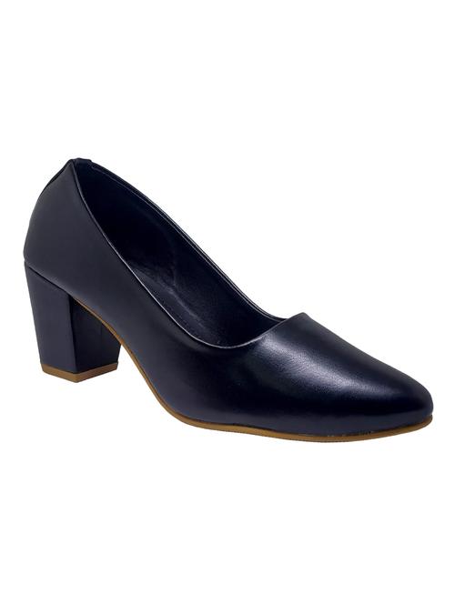 black slip on pumps - 16459423 - Standard Image - 1