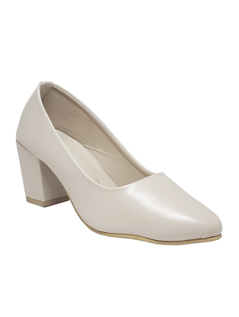 beige slip on pumps - 16459425 - Zoom Image - 1
