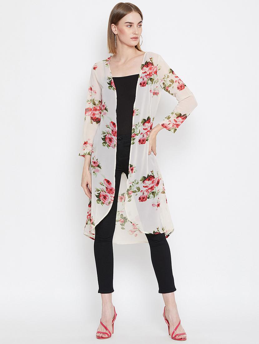 floral long line shrug - 16459521 - Zoom Image - 1
