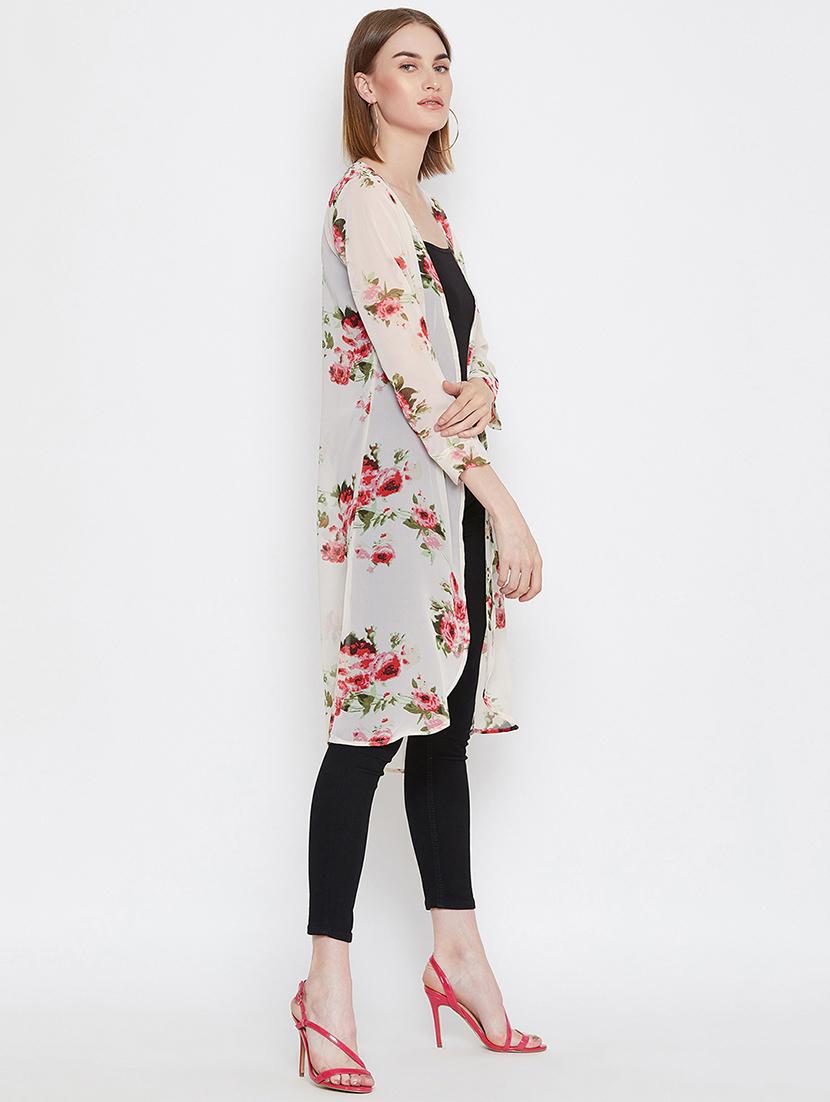 floral long line shrug - 16459521 - Zoom Image - 2