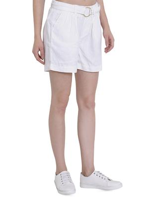 ring detail solid shorts - 16459725 - Standard Image - 2