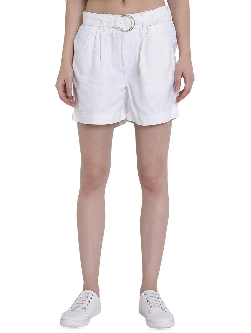 ring detail solid shorts - 16459725 - Zoom Image - 1