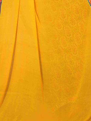 half & half printed saree with blouse - 16460111 - Standard Image - 3