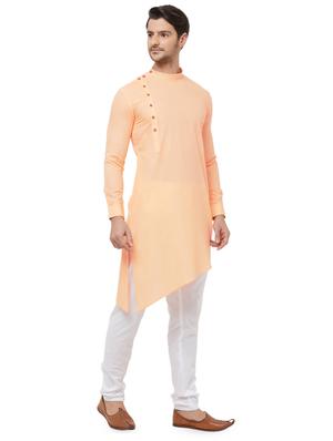 orange solid kurta pyjama set - 16461903 - Standard Image - 2
