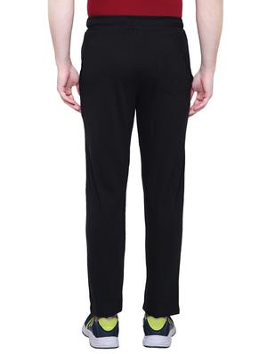 black striped ankle length track pant - 16461955 - Standard Image - 3
