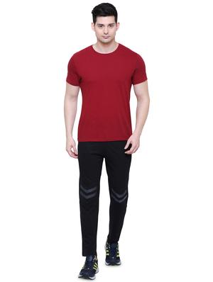 black striped ankle length track pant - 16461955 - Standard Image - 4