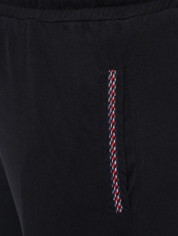 black striped ankle length track pant - 16461955 - Zoom Image - 5