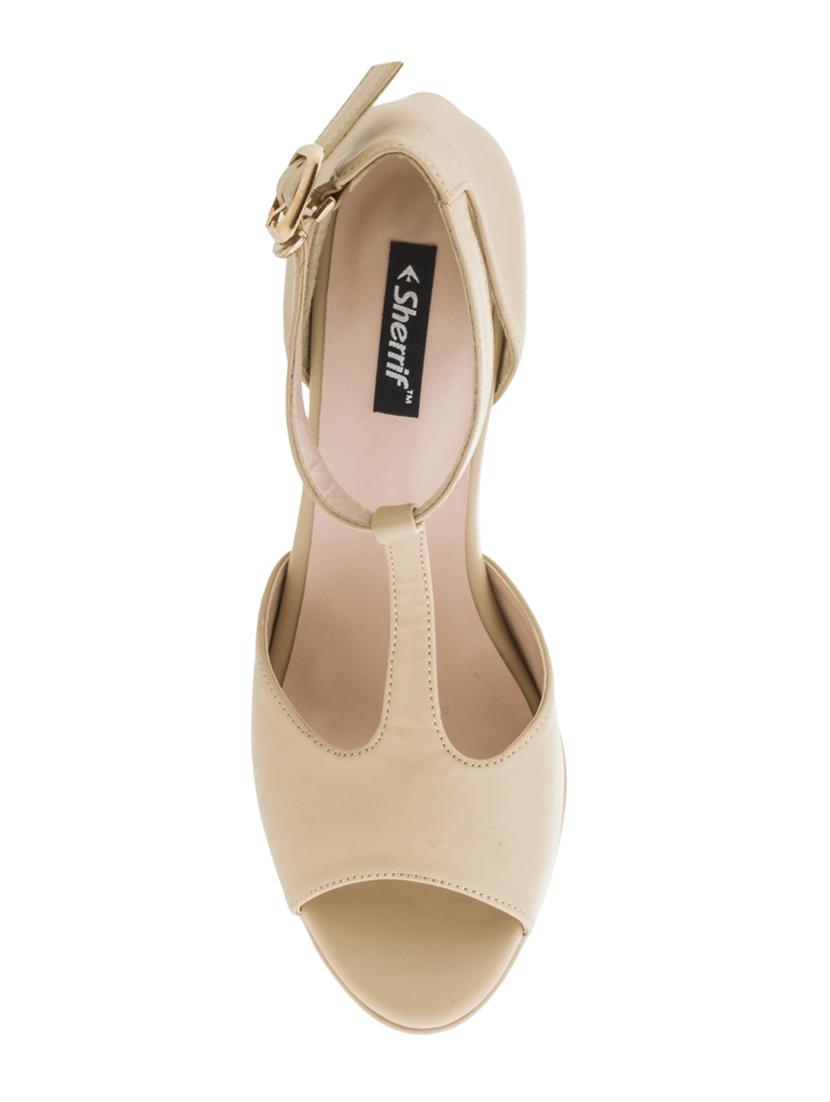beige ankle strap sandals - 16462005 - Zoom Image - 4