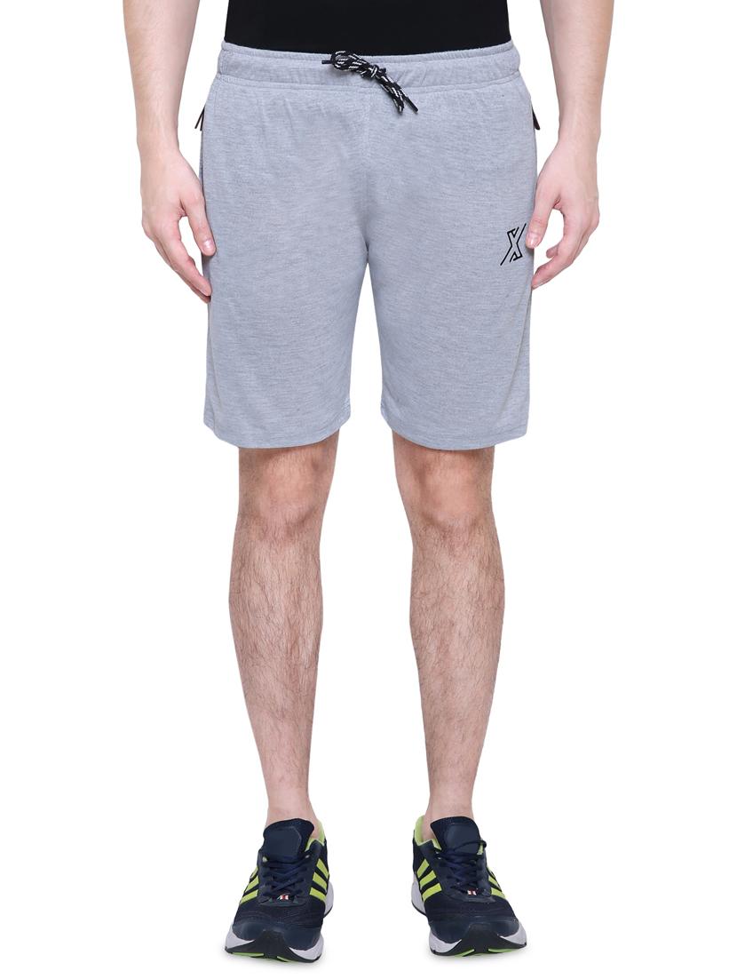 grey solid shorts - 16462435 - Zoom Image - 1