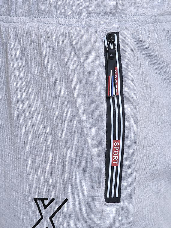 grey solid shorts - 16462435 - Zoom Image - 5
