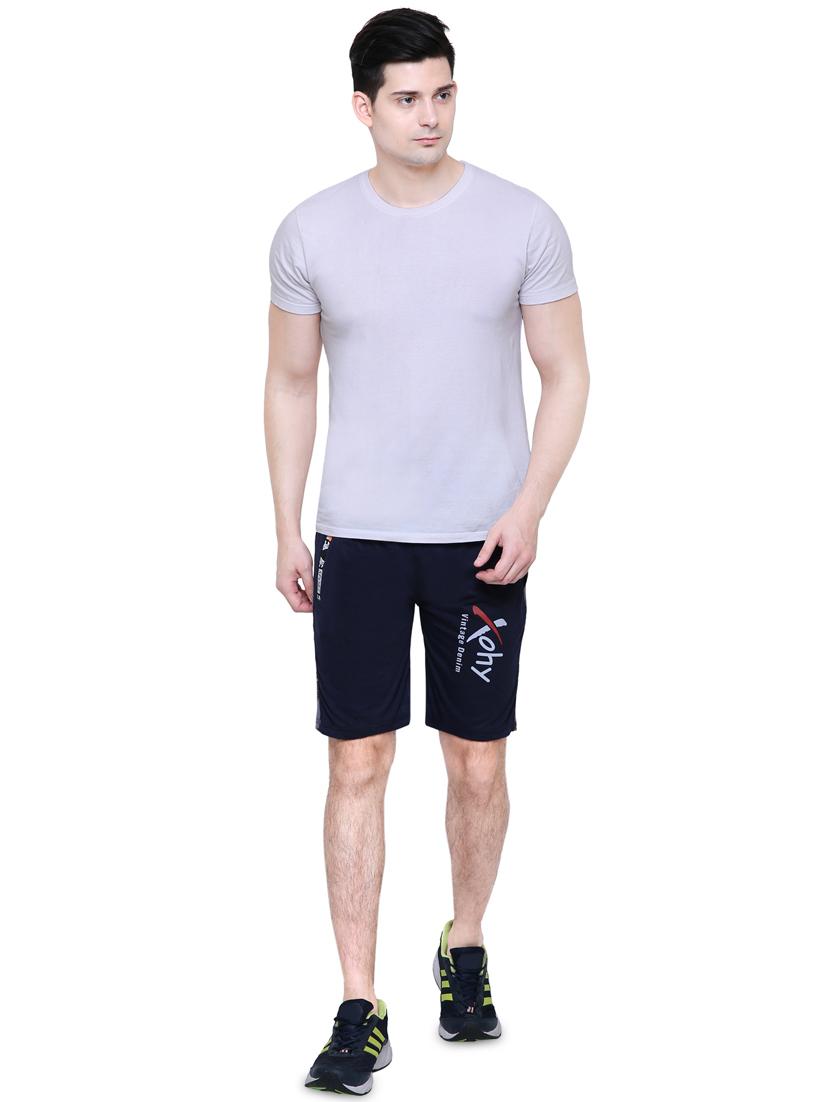 navy blue side stripe shorts - 16462444 - Zoom Image - 4