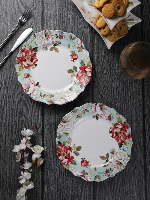 floral dinner plate set of 2 pcs - 16463412 - Standard Image - 1