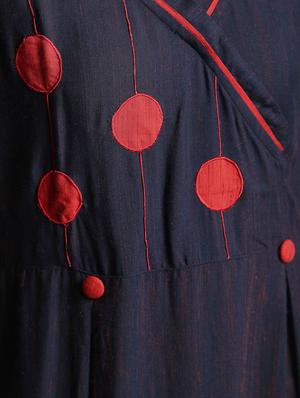 embroidered angrakha kurta - 16465399 - Standard Image - 5