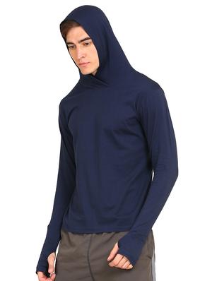 navy blue solid t-shirt - 16465427 - Standard Image - 2