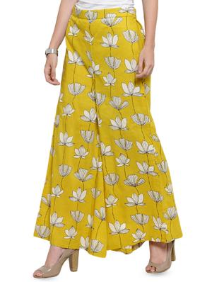high rise floral palazzo - 16465765 - Standard Image - 2