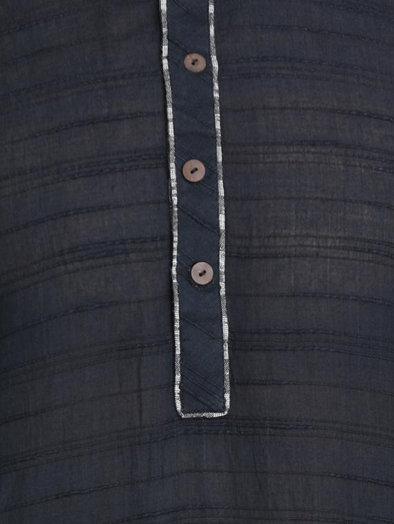 black striped long kurtas kurta - 16466173 - Zoom Image - 4
