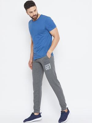 grey typographic printed joggers - 16466268 - Standard Image - 4