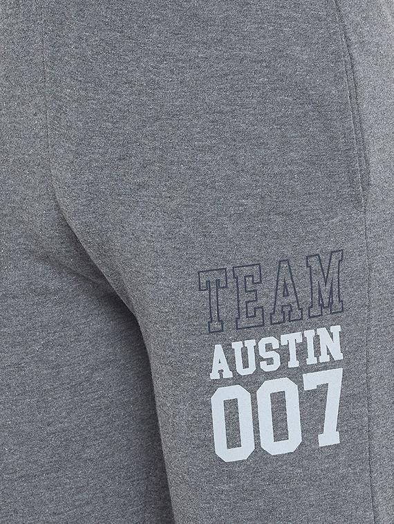 grey typographic printed joggers - 16466268 - Zoom Image - 5