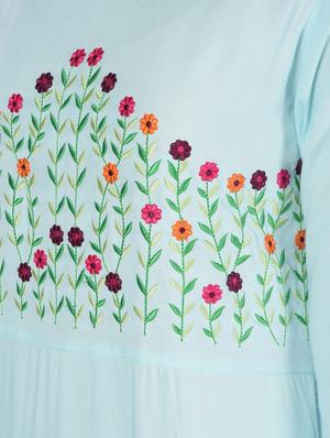 embroidered straight kurta - 16466307 - Standard Image - 6