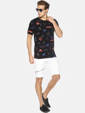 white solid shorts with zip detail - 16466353 - Standard Image - 4