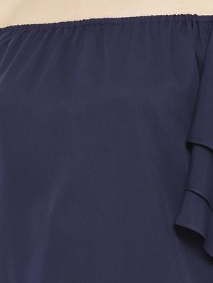 off shoulder layered shift dress - 16466550 - Standard Image - 5