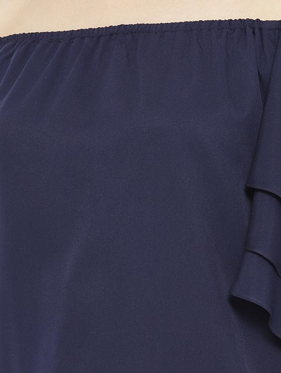 off shoulder layered shift dress - 16466550 - Zoom Image - 5