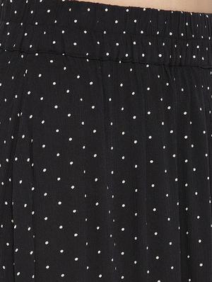 knot detail pin dot top & skirt set - 16466565 - Standard Image - 5