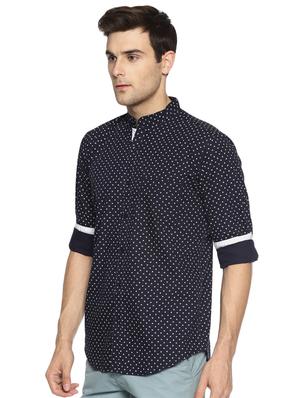 black printed casual shirt - 16466688 - Standard Image - 2
