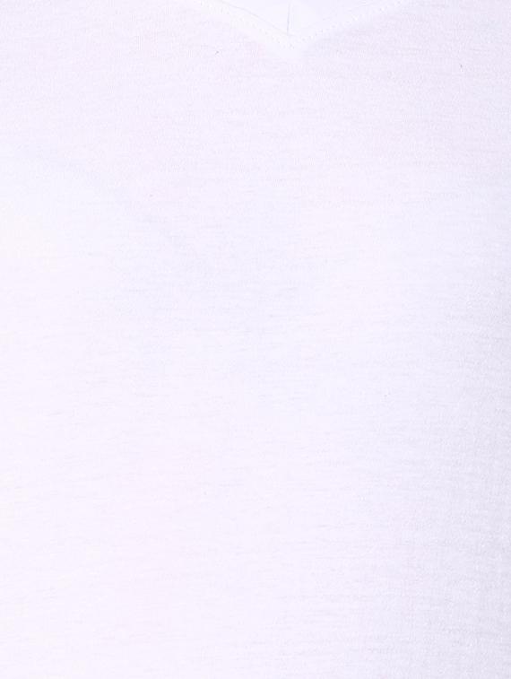 v neck long sleeved solid tee - 16467936 - Zoom Image - 5