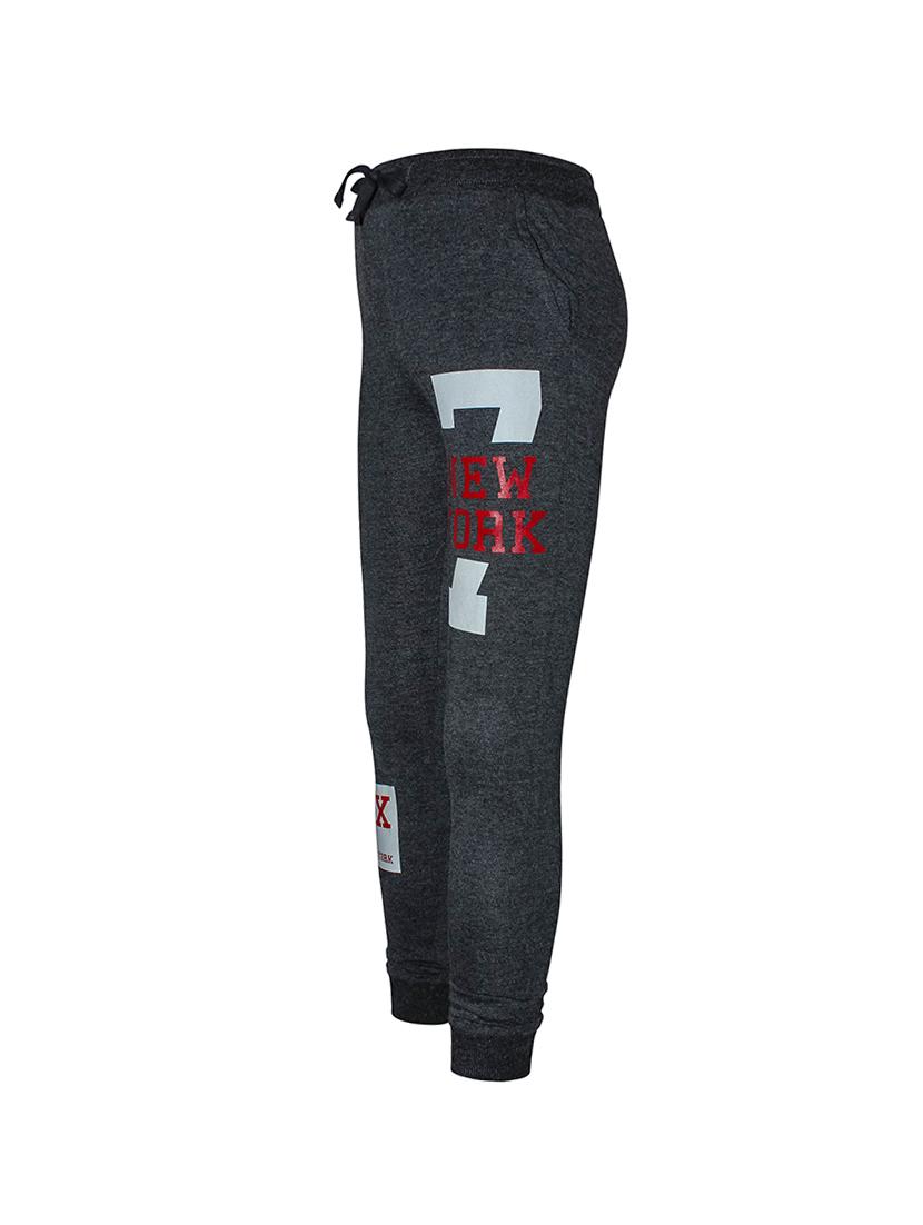 grey cotton track pant - 16468162 - Zoom Image - 2