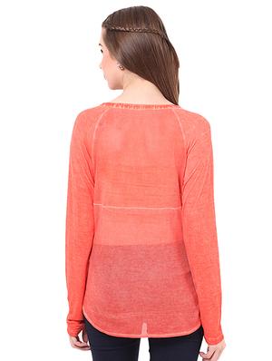 mandarin neck raglan sleeved shirt - 16468392 - Standard Image - 3