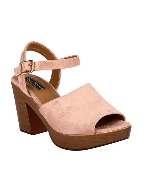 pink ankle strap sandals - 16468436 - Standard Image - 1