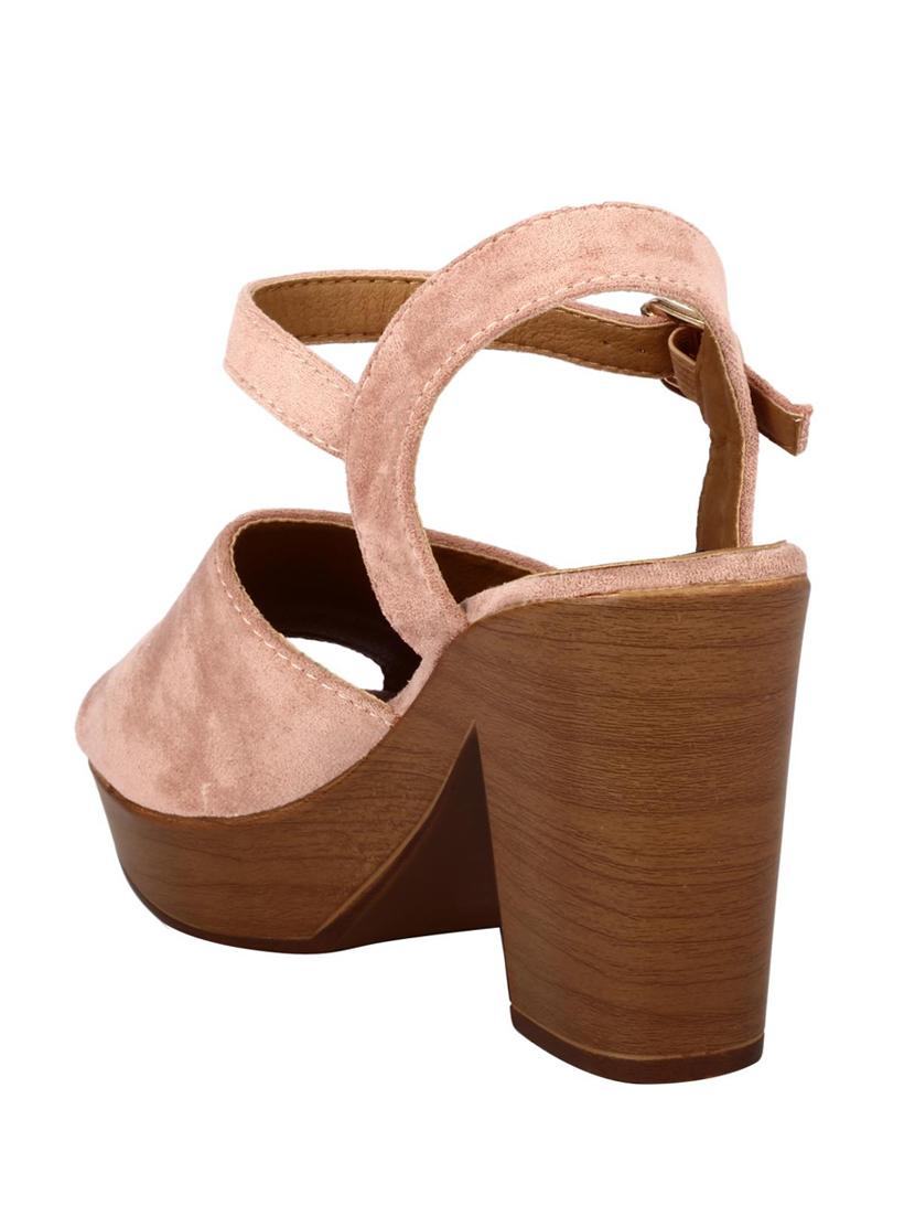 pink ankle strap sandals - 16468436 - Zoom Image - 3