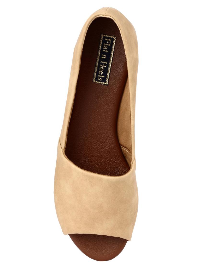 beige slip on wedges - 16468444 - Zoom Image - 4