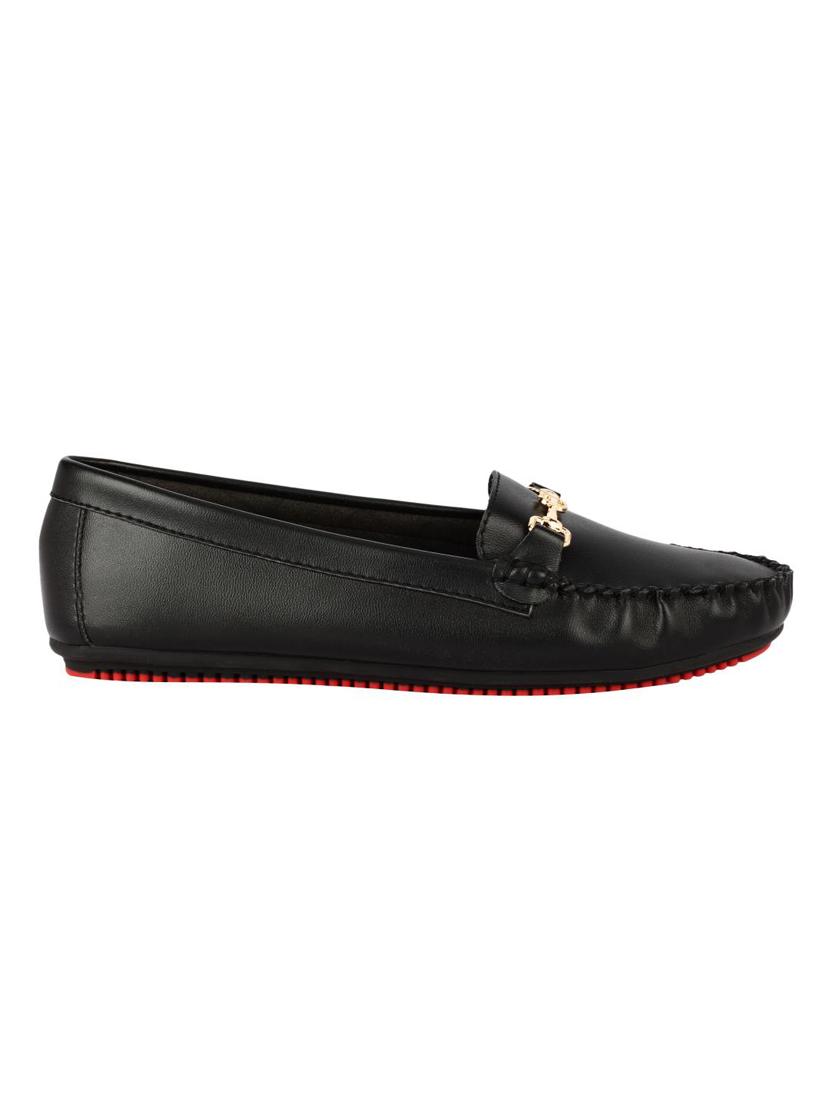 black slip on loafers - 16468450 - Zoom Image - 2