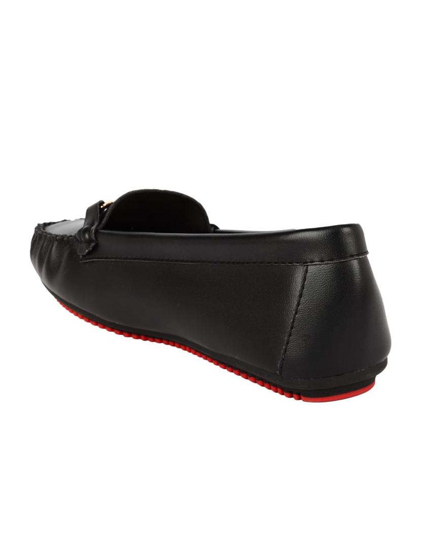 black slip on loafers - 16468450 - Zoom Image - 3