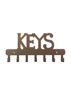 decorative metal wall 7 hooks keys holder - 16470230 - Standard Image - 3